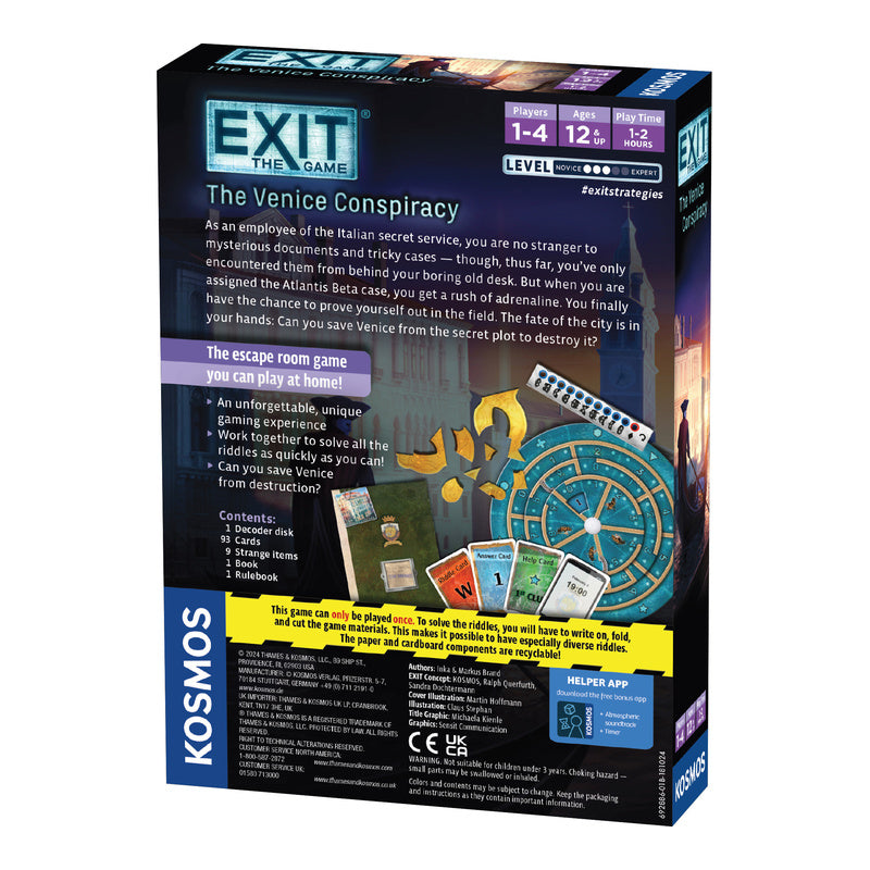 Exit the Game Venice Conspiracy