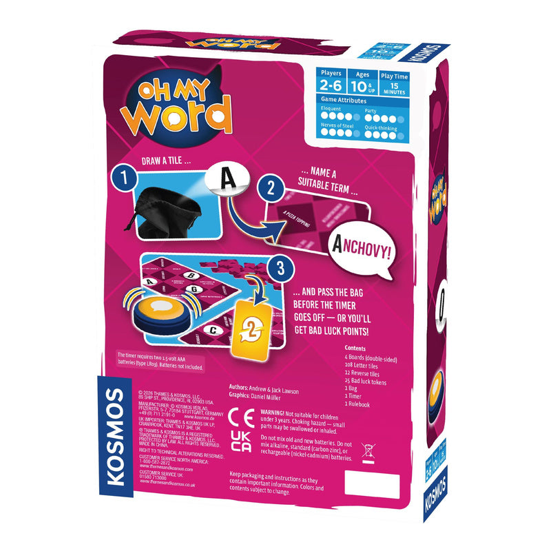Oh My Word Party Game