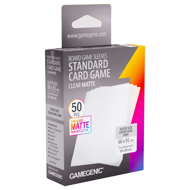 Gamegenic Standard Card Game Card Sleeves 50pk (66x91mm)