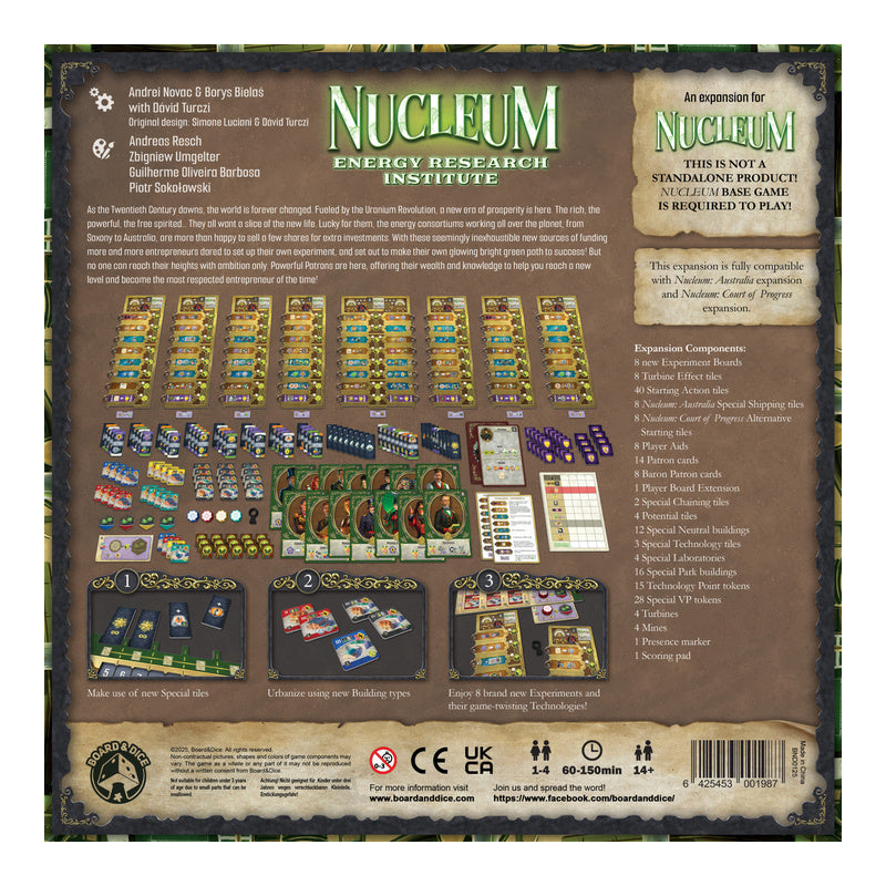 Nucleum Energy Research Institute Board Game