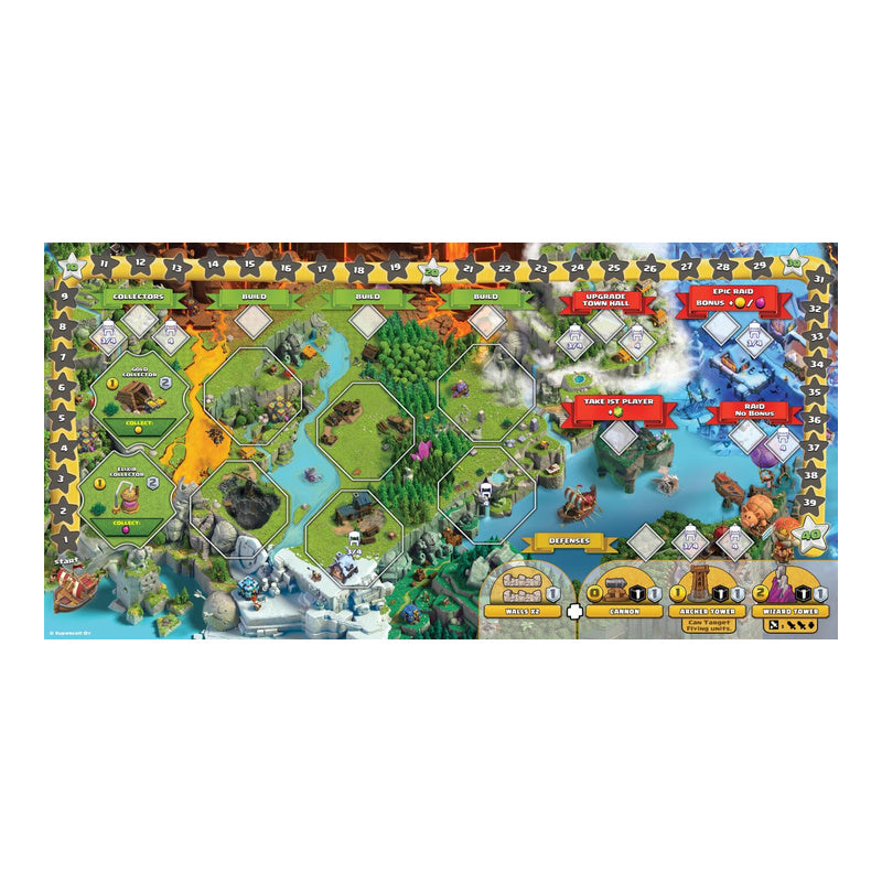Clash of Clans the Epic Raid Core Game
