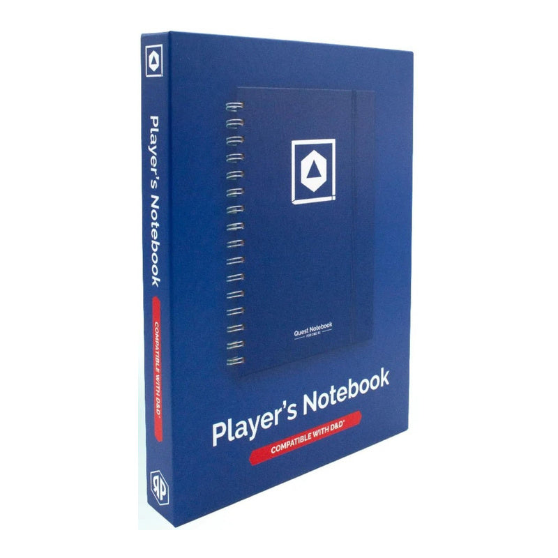 D&D Character Quest Notebook Heroic Blue Role Playing Book