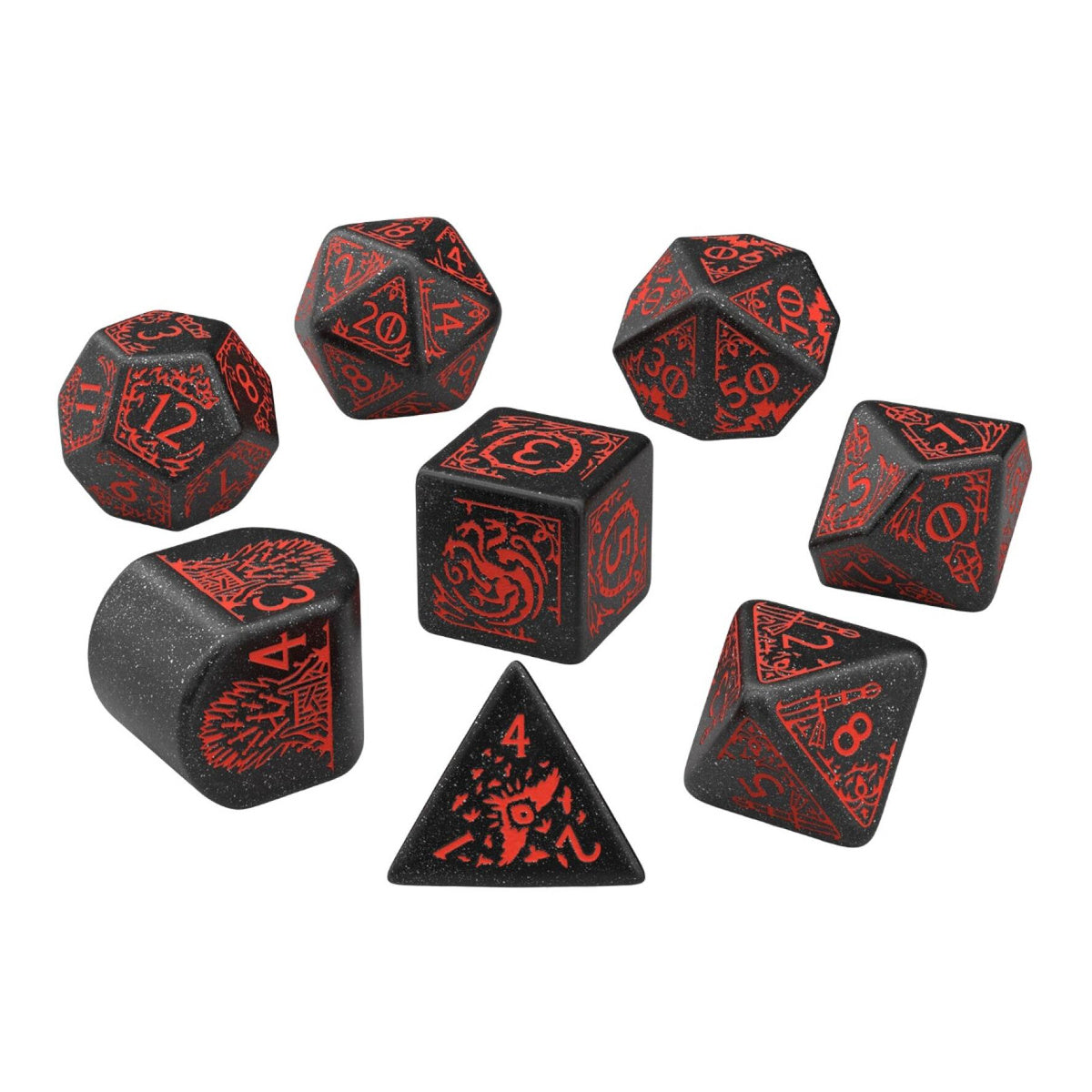Game of Thrones Targaryen Dice Set