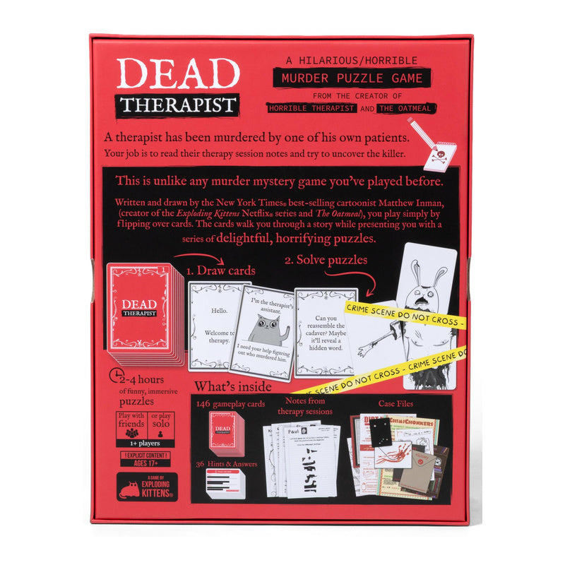 Dead Therapist Party Card Game