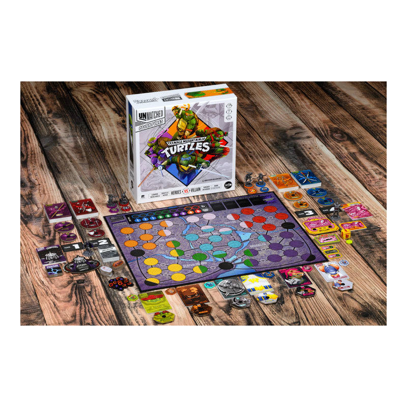 Unmatched Adventures Teenage Mutant Ninja Turtles Board Game