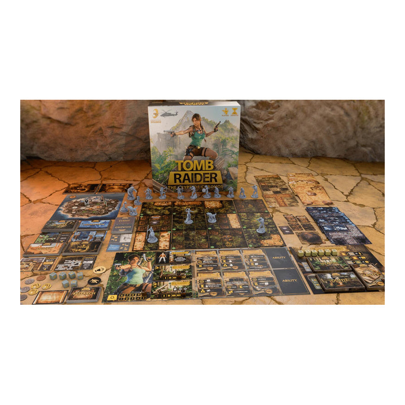Tomb Raider the Crypt of Chronos Board Game