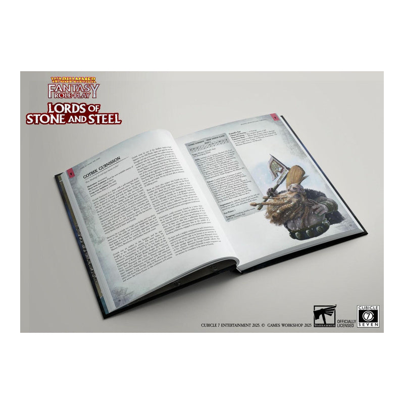 Warhammer Fantasy Roleplay Lords of Stone and Steel Book