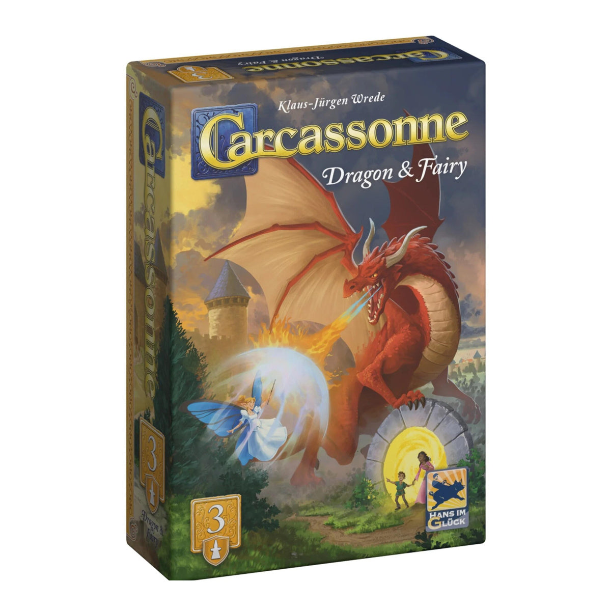 Carcassonne Expansion 3 Dragon and Fairy (2025 Redesign)