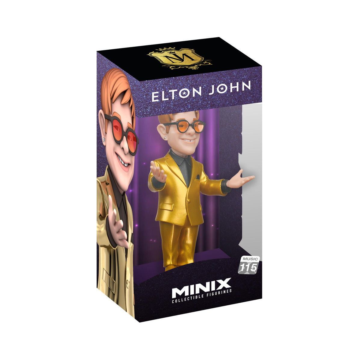 MINIX Elton John Gold Suit Version 115 Figure