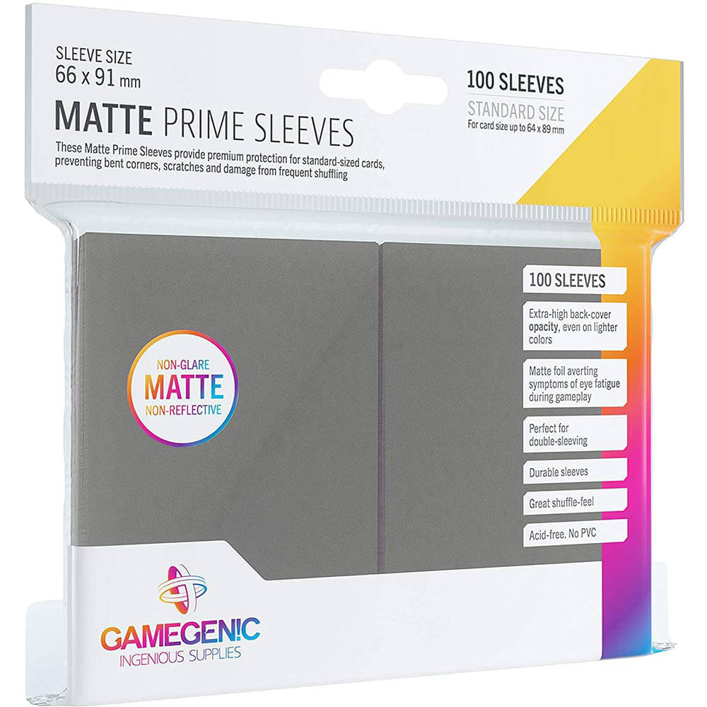 Matt Prime Card Sleeves (66mm x 91mm 100 Per Pack)