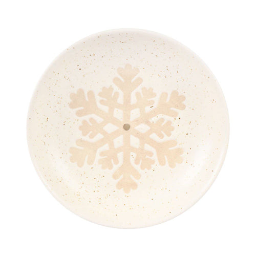 Snowflake Ceramic Incense Holder