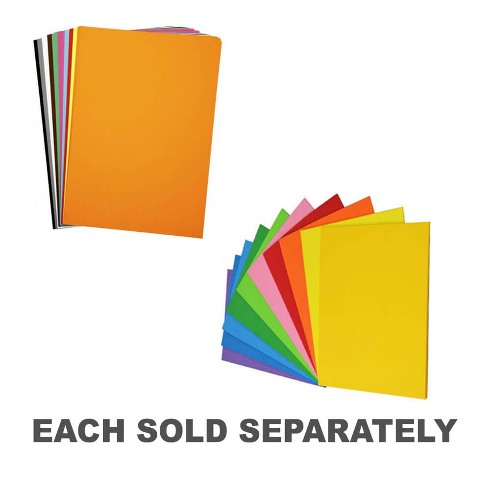 Rainbow Cover Paper 125gsm Assorted (250pk)