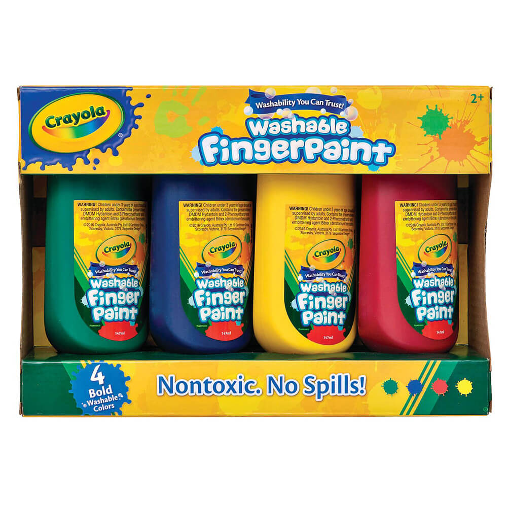 Crayola 4pk Washable Finger Paints