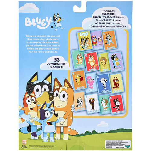 Bluey 5 in 1 Card Game