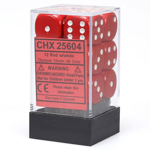 Chessex 16mm D6 Opaque Dice Block