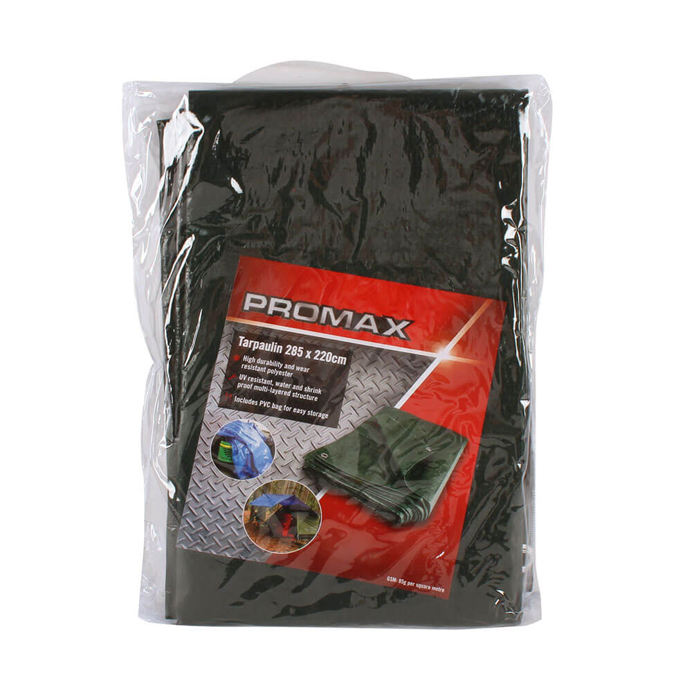 Dark Green Tarpaulin in PVC Bag