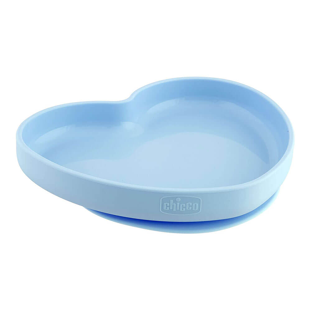 Chicco Nursing Baby Silicone Heart Shaped Plate