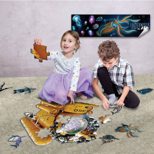 Jago Submarine Deep Sea Shaped Floor Glow Puzzle