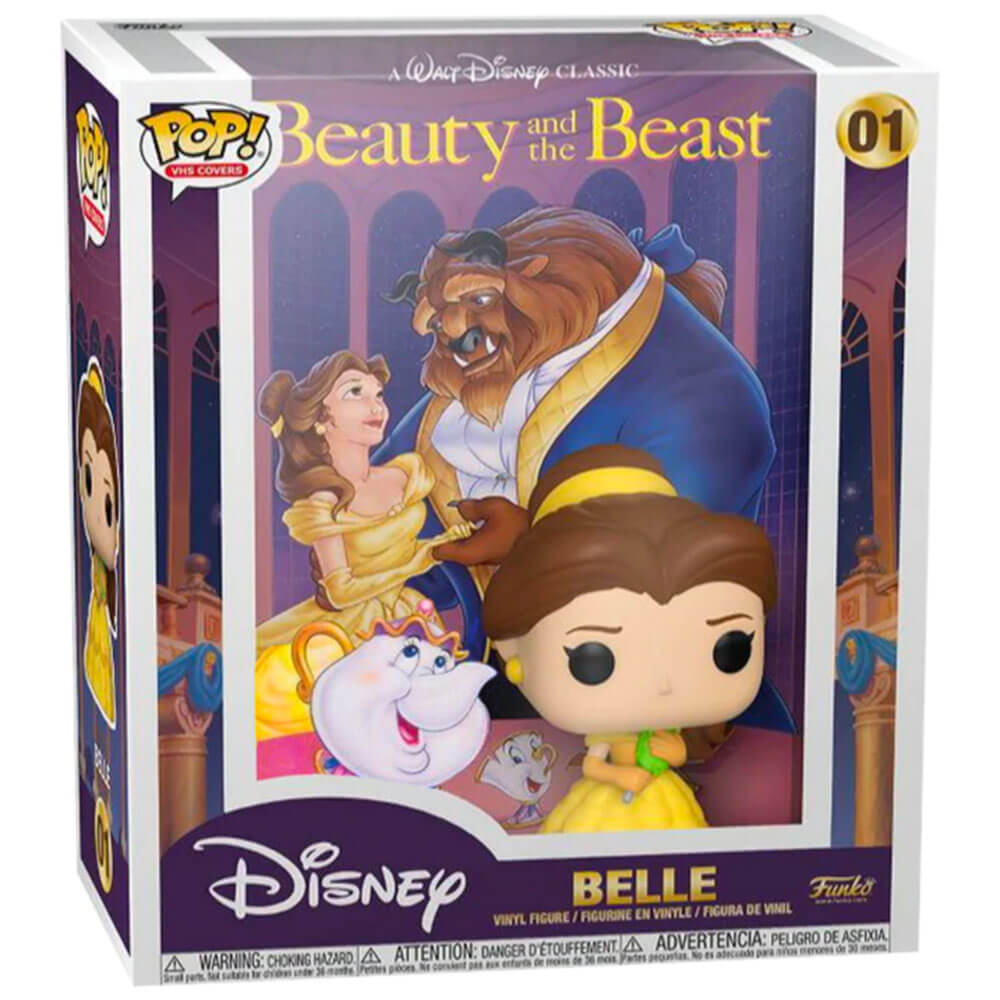Beauty & the Beast Belle w/ Mirror US Ex. Pop! VHS Cover Fig