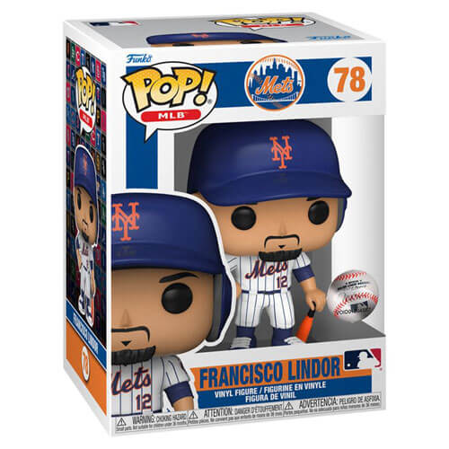 MLB: Mets Francisco Lindor (Home Jersey) Pop! Vinyl