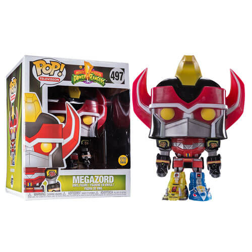 Power Rangers Megazord Glow US Exclusive 6" Pop! Vinyl