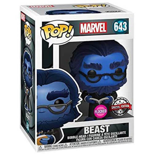 X-Men (2000) Beast Flocked 20th Anniversary US Pop! Vinyl