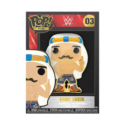 WWE Iron Sheik 4" Pop! Enamel Pin