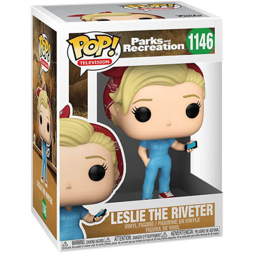 Parks and Recreation Leslie the Riveter Pop! Vinyl