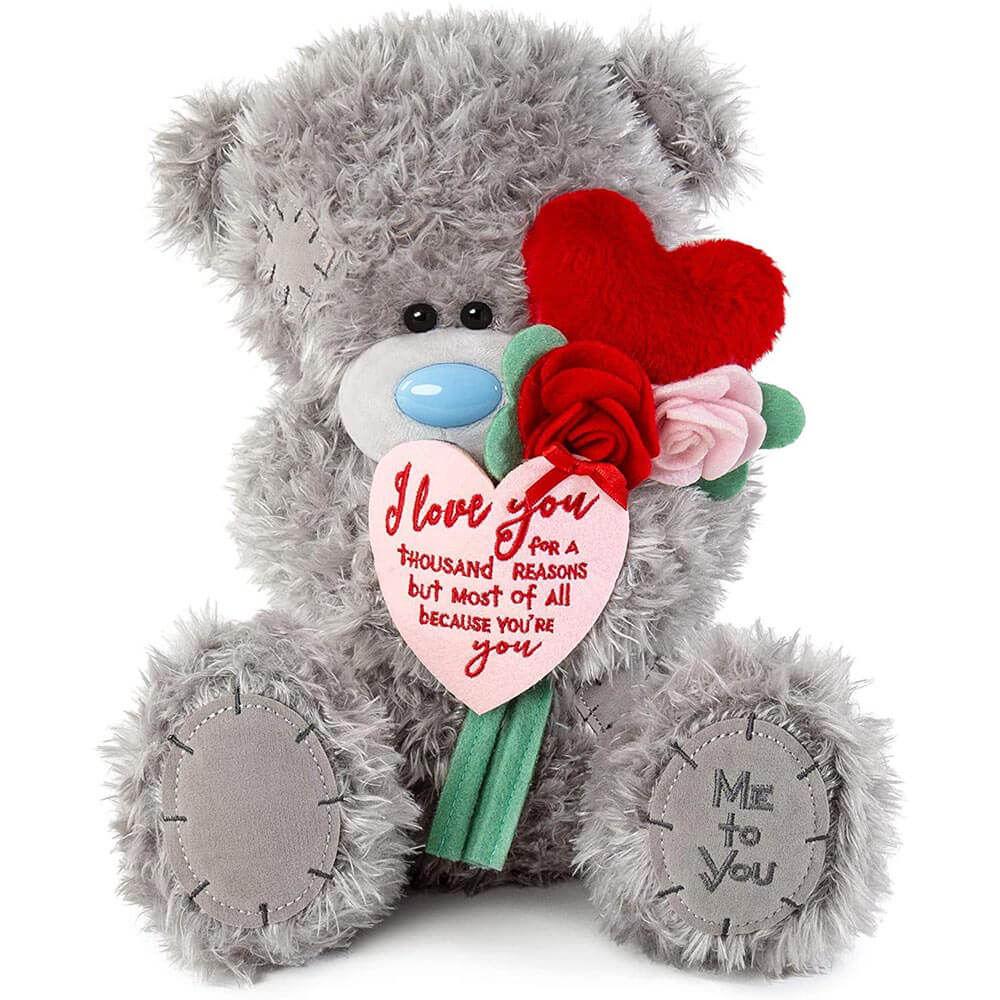 Me To You Valentines Rose Bunch Bear with Tag
