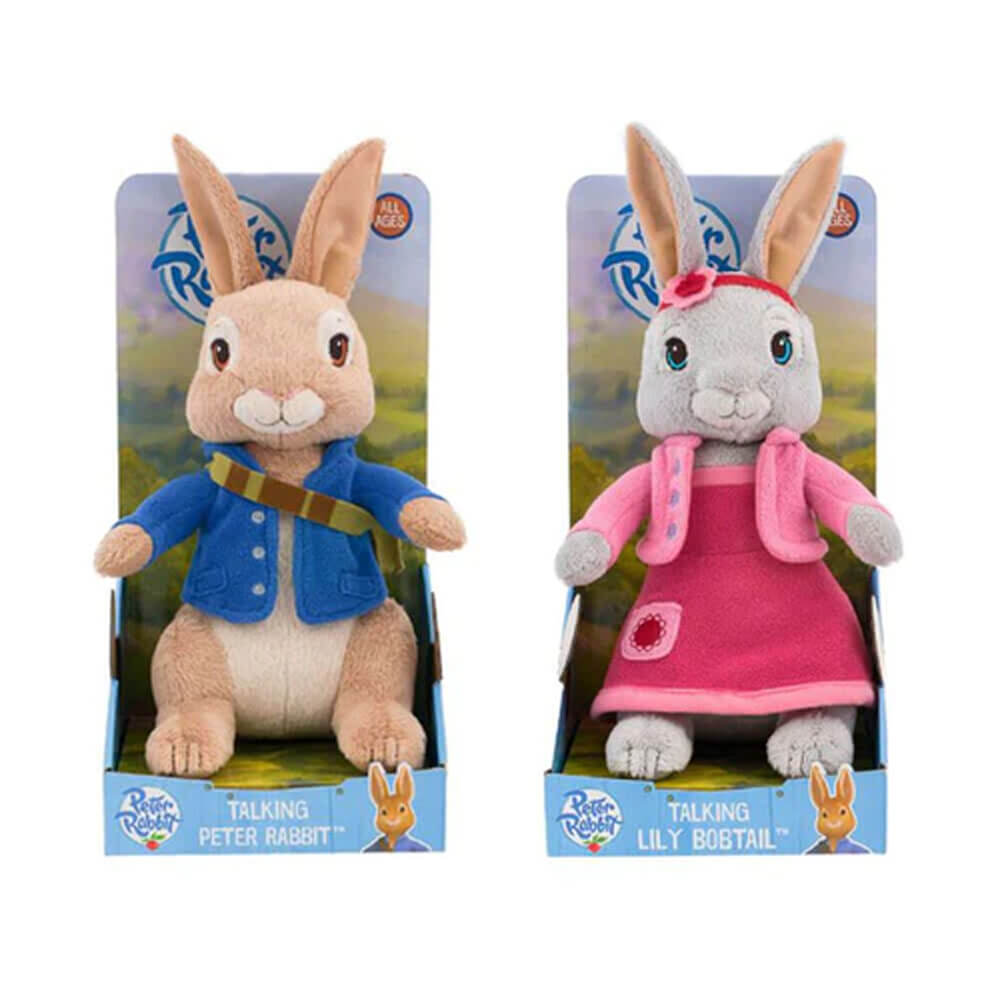 Peter Rabbit Talking Peter & Lily Plush (Set of 2)
