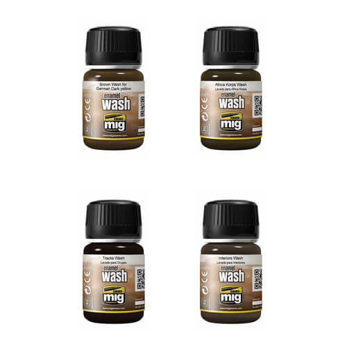 Ammo MIG Enamel Washes 35mL