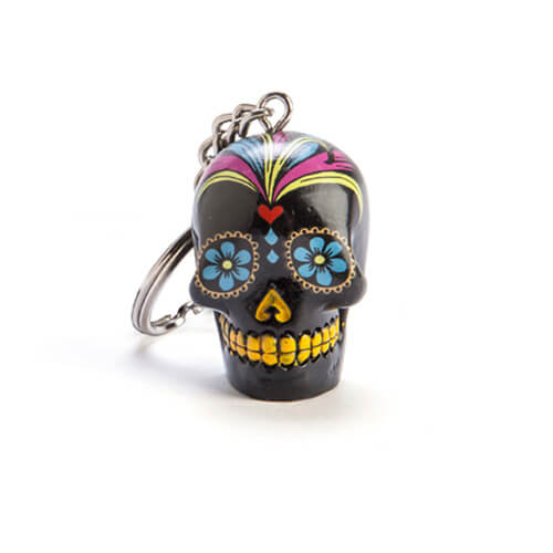 Candy Skull Keychain