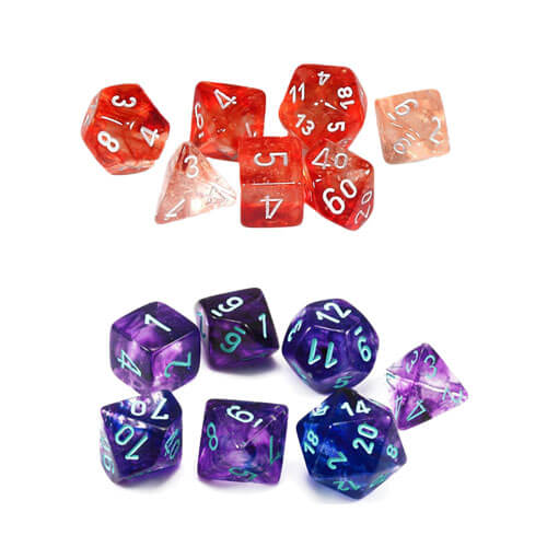 Chessex Polyhedral 7-Die Nebula Set