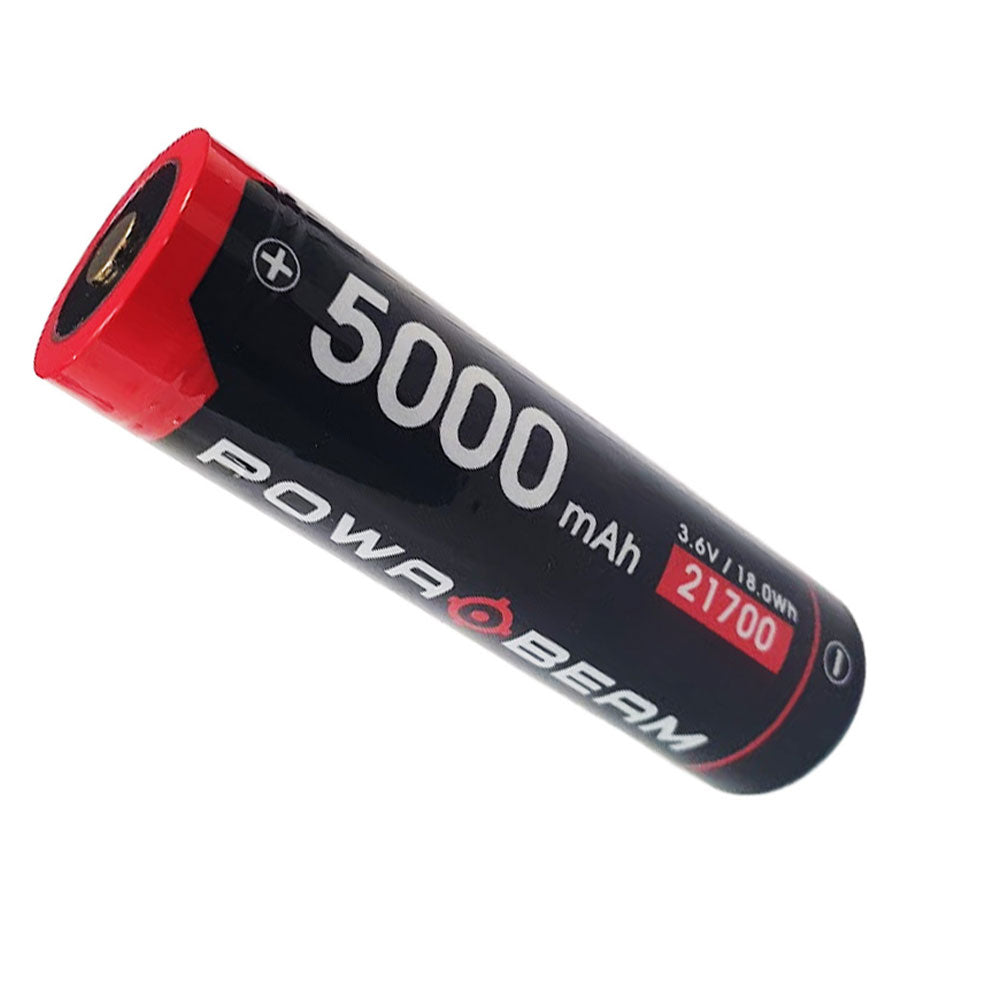 Powa Beam 21700 5000mah Rechargeable Torch Battery