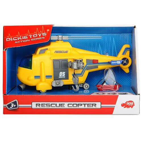 Rescue Helicopter Toy Light & Sound 18cm