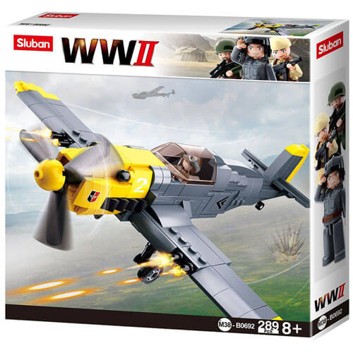 Sluban 692 WWII Messerschmitt BF-109 Bomber Plane 289pc