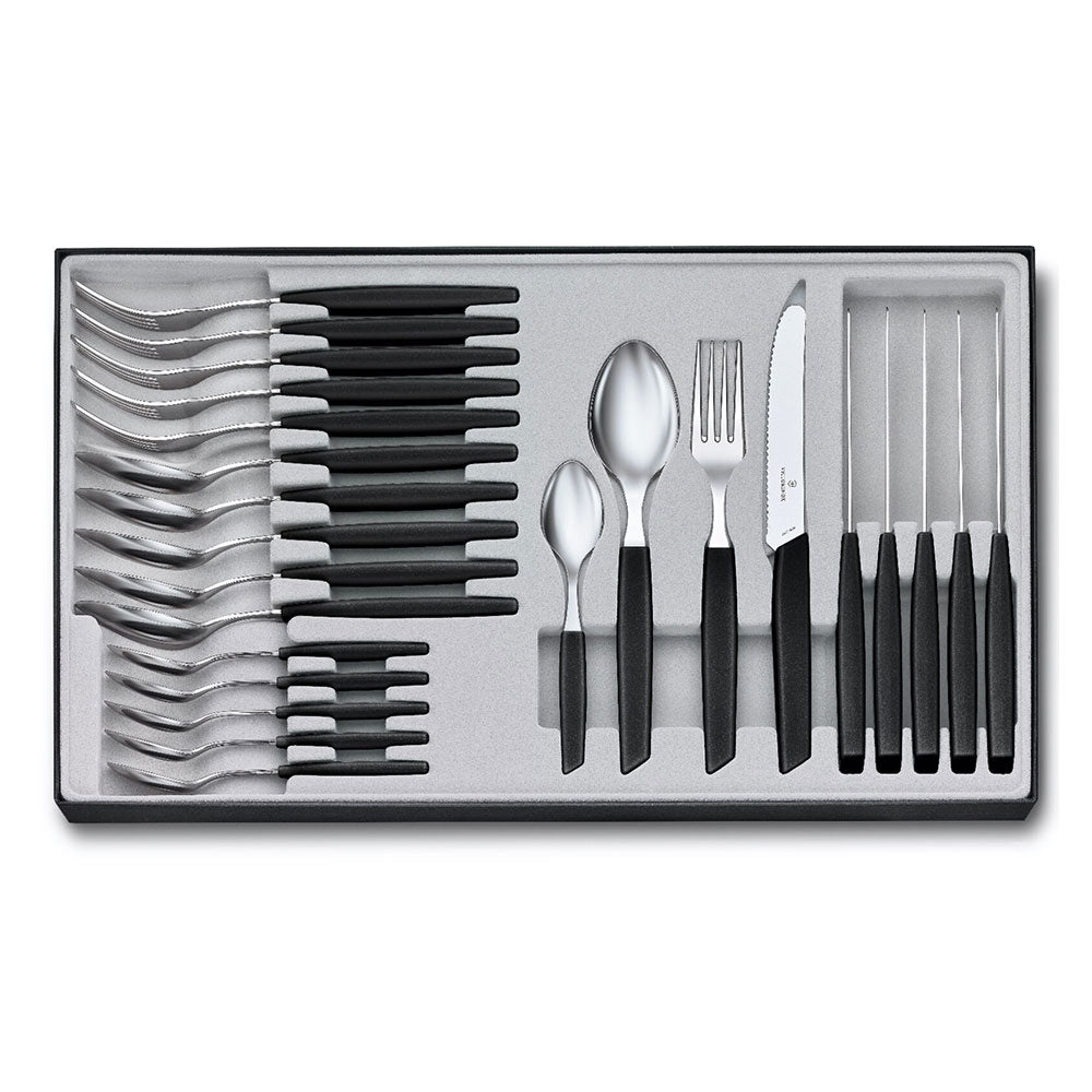 Victorinox Cutlery Modern Table Set (Black)