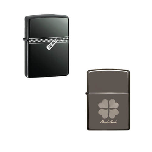 Zippo Ice Finish Lighter (Black)