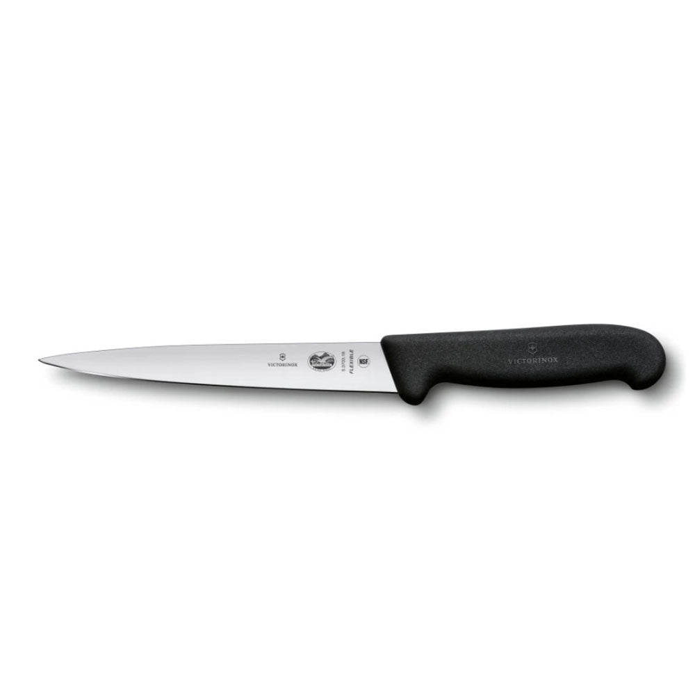 Filleting Knife Flexible Blade Fibrox Black 18cm