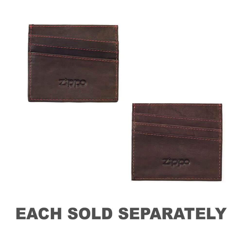 Zippo 5-Card Leather Credit Card Holder