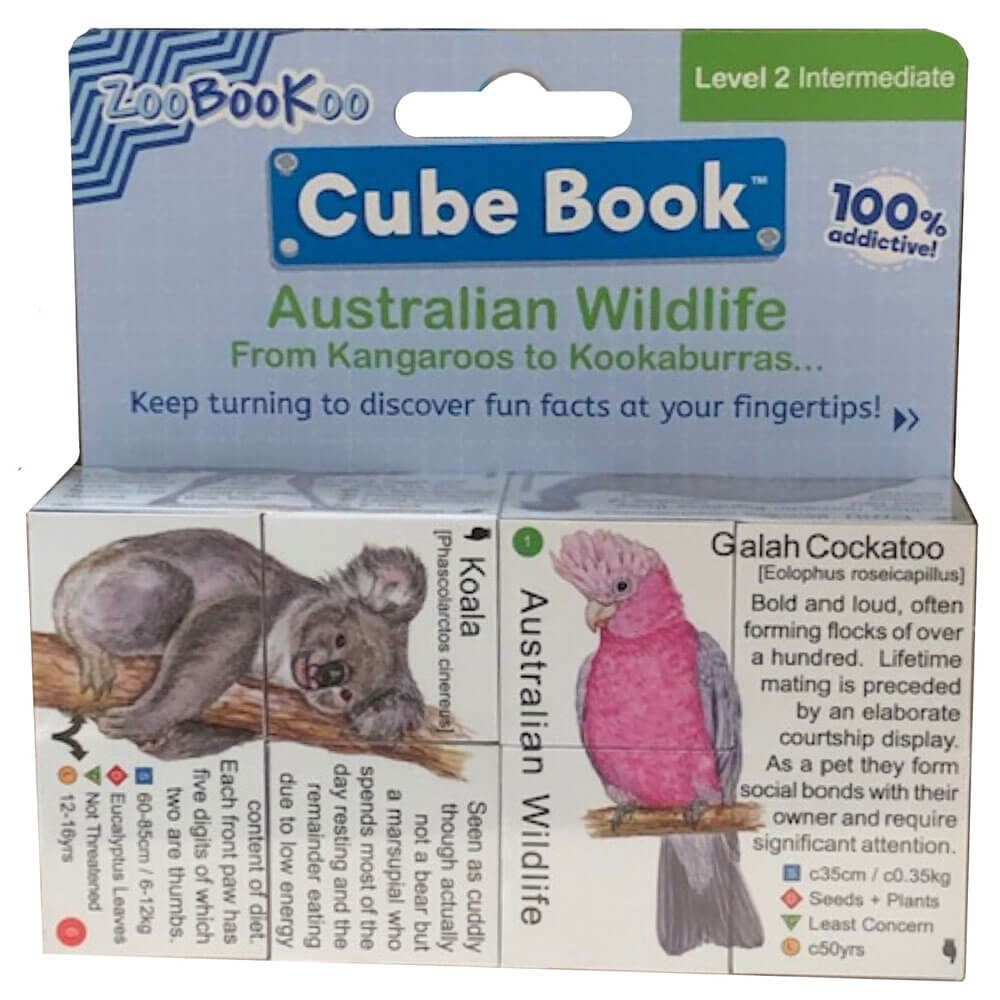 Zoobookoo Cube Book Australian Wildlife