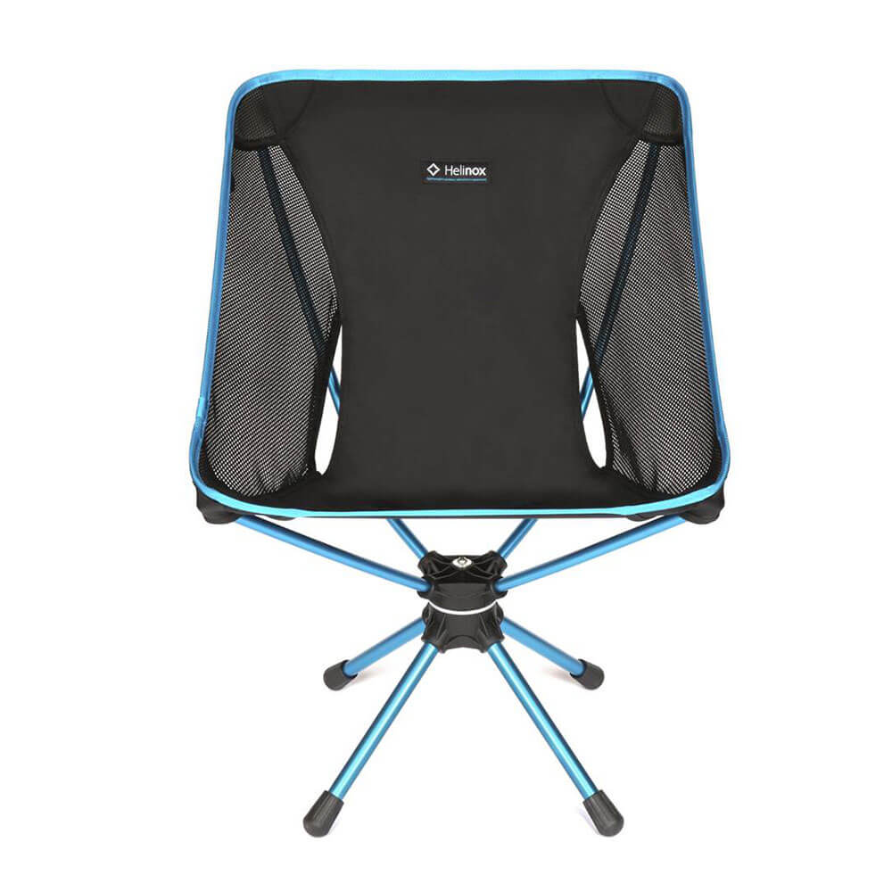 Swivel Chair (Black w/ Blue Frame)