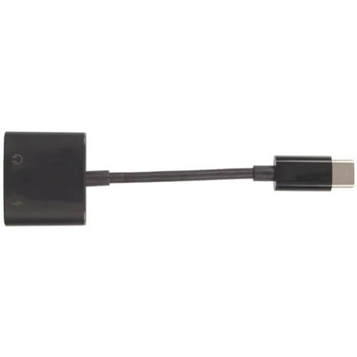2-In-1 USB Type-C 3.5mm Socket Audio Adaptor