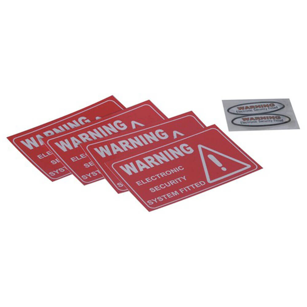 Large Alarm Sticker Warning Stickers