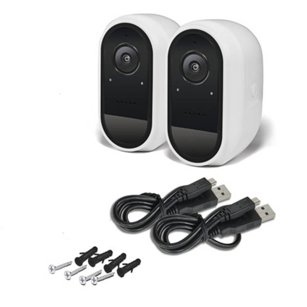 Swann 1080p Battery Powered Smart WiFi Camera (2 packs)