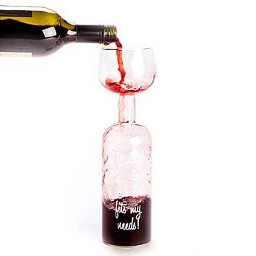 The Wine Bottle Glass