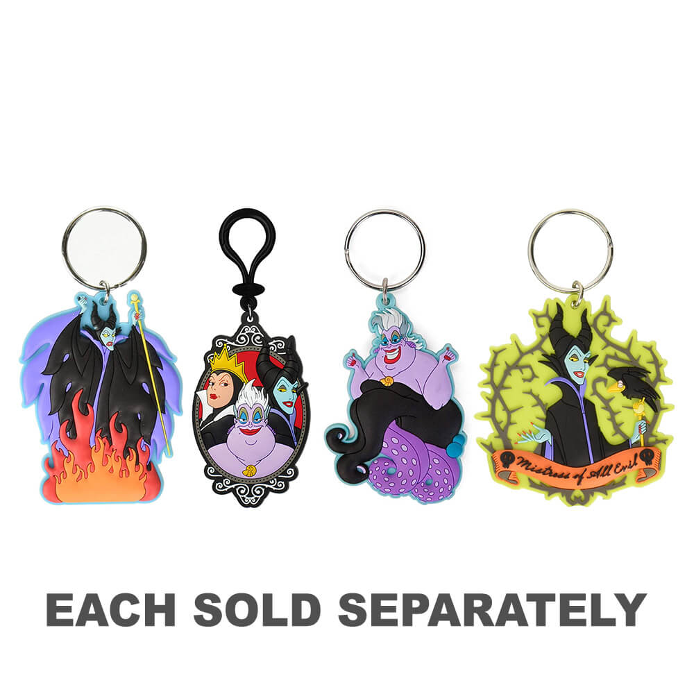 Keyring Soft Touch Disney Villians