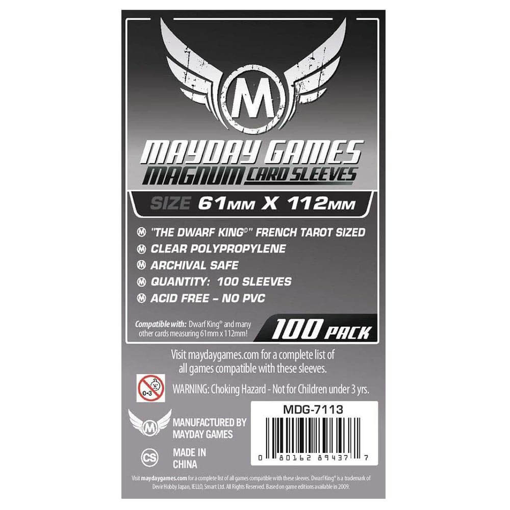 Mayday Magnum Platinum Card Sleeve (61 X 112mm)