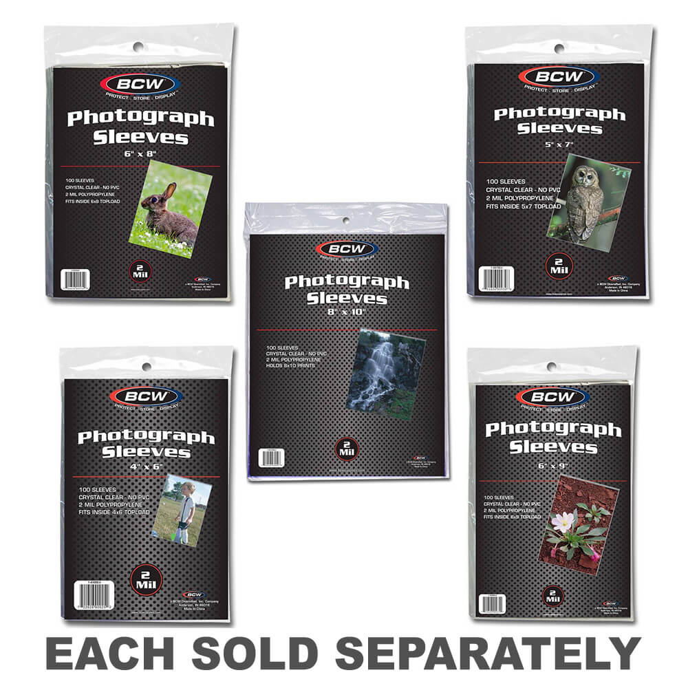BCW Photo Sleeves