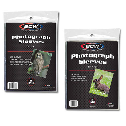 BCW Photo Sleeves